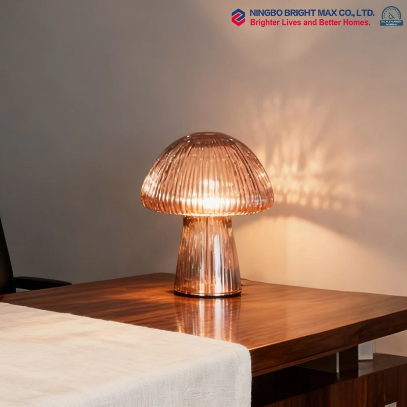 Mushroom Glass Table Lamp Mushroom Glass Table Lamp
