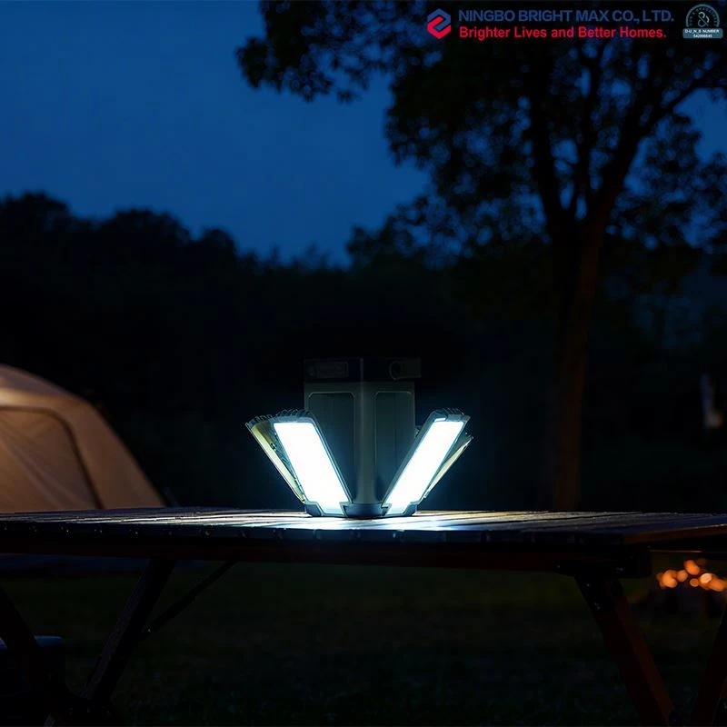 Kempingová nabíjateľná lampa
